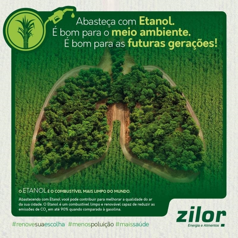 Zilor faz parte do movimento #AbasteçacomEtanol