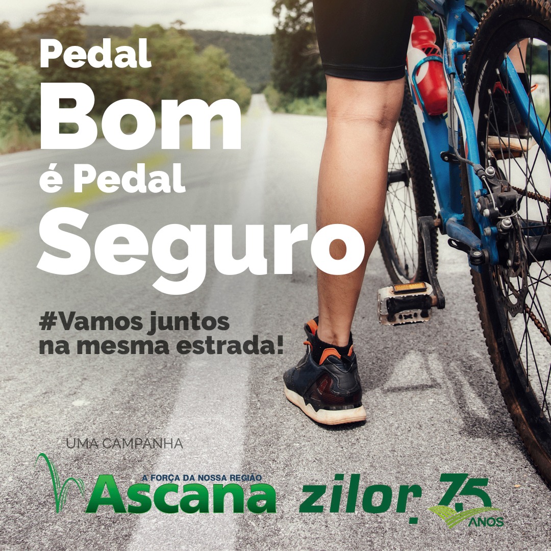 No Maio Amarelo, Zilor e Ascana lançam campanha “Pedal bom é pedal seguro!”