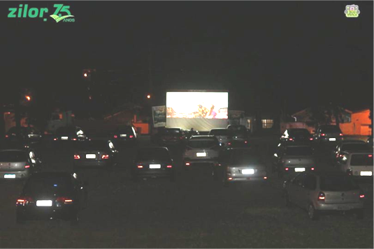 Projeto Cine Boa Praça drive-in em Macatuba foi um sucesso!