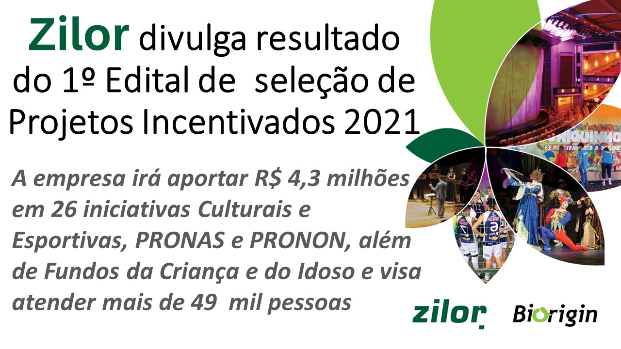Zilor divulga resultado do 1º Edital de seleção de Projetos Incentivados